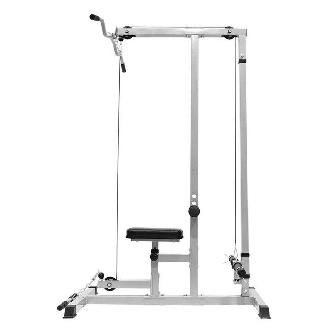 395lbs Plated-Loaded Front Lat Pulldown Cable Exercising Machine - SAKSBY.com - Weight Lifting Machines & Racks - SAKSBY.com