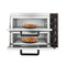 3KW Premium Electric Commercial Stainless Steel Double Deck Pizza Oven (98620571) - SAKSBY.com - Pizza Ovens - SAKSBY.com
