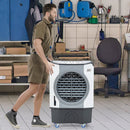 4-In-1 Portable Indoor Outdoor Evaporative Air Cooling Fan, 9740 CFM (91025436) - SAKSBY.com - Demonstration View