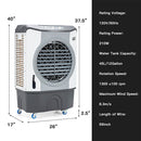 4-In-1 Portable Indoor Outdoor Evaporative Air Cooling Fan, 9740 CFM (91025436) - SAKSBY.com - Zoom Parts View