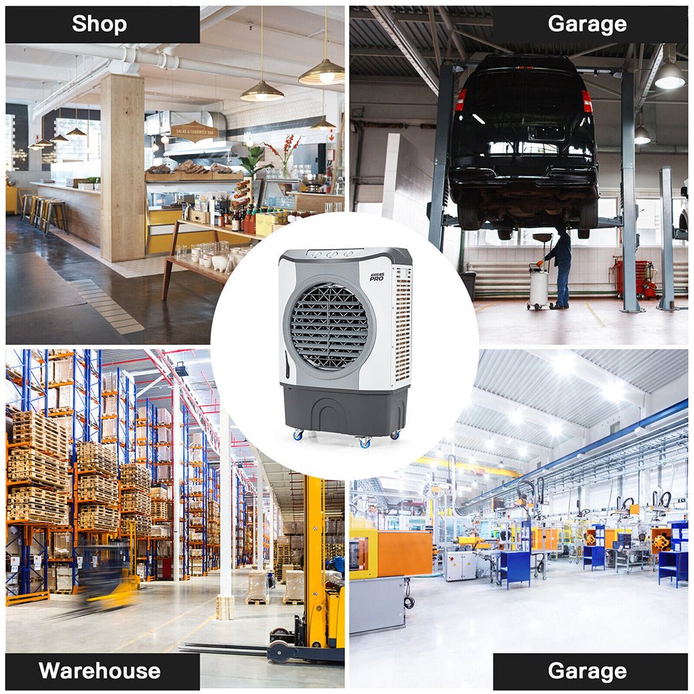 4-In-1 Portable Indoor Outdoor Evaporative Air Cooling Fan, 9740 CFM (91025436) - SAKSBY.com - Zoom Parts View