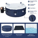 4-Person Round Inflatable Portable Hot Tub Spa With Bubble Jets, 71" (94286175) - SAKSBY.com - Hot Tub - SAKSBY.com