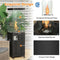 41,000 BTU Outdoor Propane Gas Patio Heater W/ Lockable Wheels (98052550) - SAKSBY.com - Home Improvement - SAKSBY.com