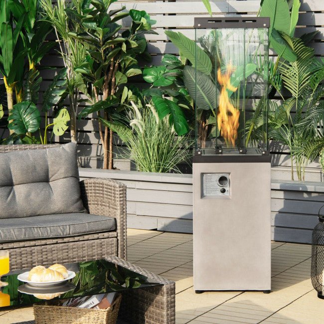 41,000 BTU Outdoor Propane Gas Patio Heater W/ Lockable Wheels (98052550) - SAKSBY.com - Home Improvement - SAKSBY.com