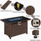 43" 50,000 BTU Outdoor Patio Propane Gas Fire Pit Table (91486067) - SAKSBY.com - Propane Fire Pits - SAKSBY.com