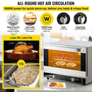 43Qt Heavy Duty Commercial Stainless Steel Countertop Convection Toaster Oven (97251483) - SAKSBY.com - Demonstration View