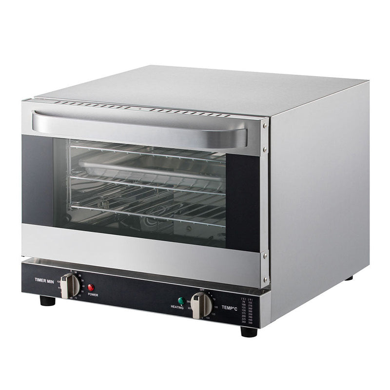 43Qt Heavy Duty Commercial Stainless Steel Countertop Convection Toaster Oven (97251483) - SAKSBY.com -Side View