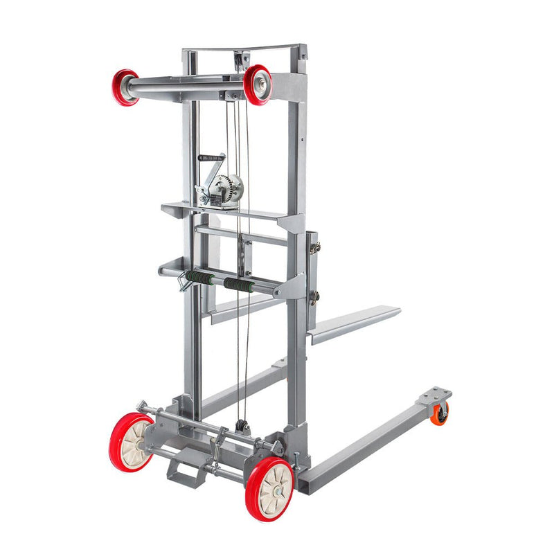 441LBS Heavy Duty Manual Material Stacker Winch Lift, 106.5" (96054213) - SAKSBY.com - Material Lift - SAKSBY.com