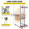 441LBS Heavy Duty Manual Material Stacker Winch Lift, 106.5" (96054213) - SAKSBY.com - Material Lift - SAKSBY.com