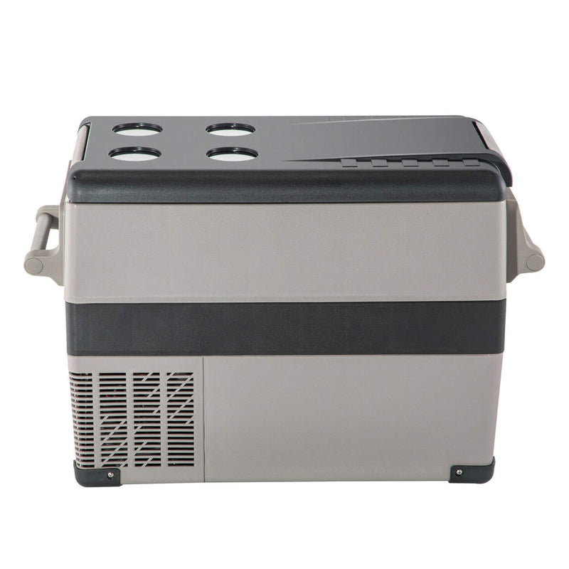 47.5QT MINI PORTABLE COMPACT 12V CAR REFRIGERATOR FREEZER COOLER, 45L (SAK68145) - Saksby Wholesale - Front View