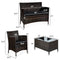 4 PCS Outdoor Rattan Patio Furniture Set With Cushions & Coffee Table (SAK75463) - Saksby Wholesale - Dimension View