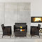 4 PCS Outdoor Rattan Patio Furniture Set With Cushions & Coffee Table (SAK75463) - Saksby Wholesale - Lifestyle View
