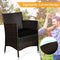 4 PCS Outdoor Rattan Patio Furniture Set With Cushions & Coffee Table (SAK75463) - Saksby Wholesale - Features View