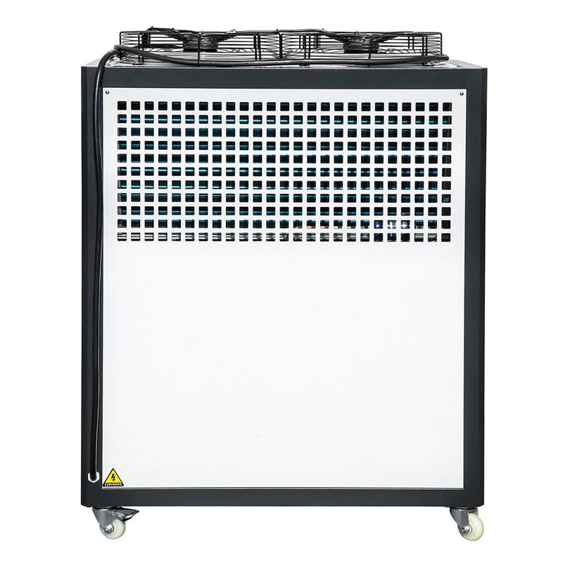 5 Ton Smart Air-Cooled SS Industrial Water Chiller With LCD Display & 53L Water Tank, 5HP (91326458) - SAKSBY.com  Front View