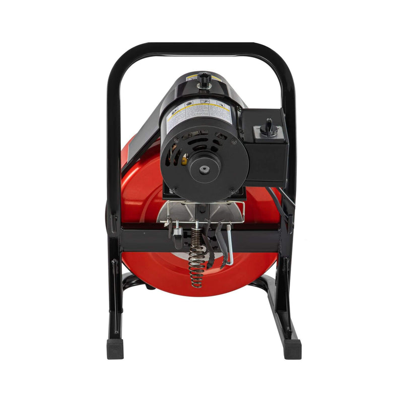 [50FT x 1/2"] Electric Drain Sewer Cleaning Snake Clog Auger Machine (SAK02907) - Saksby Wholesale - Back View