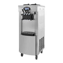 53" Freestanding 3 Flavors Commercial Soft Serve Yogurt Ice Cream Machine Maker With Auto Clean Side View