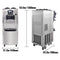 53" Freestanding 3 Flavors Commercial Soft Serve Yogurt Ice Cream Machine Maker With Auto Clean Side View