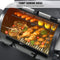 53" Heavy Duty Portable Wood Pellet BBQ Grill With Cart (SAK93641) - SAKSBY Wholesale - Cooking Areas View