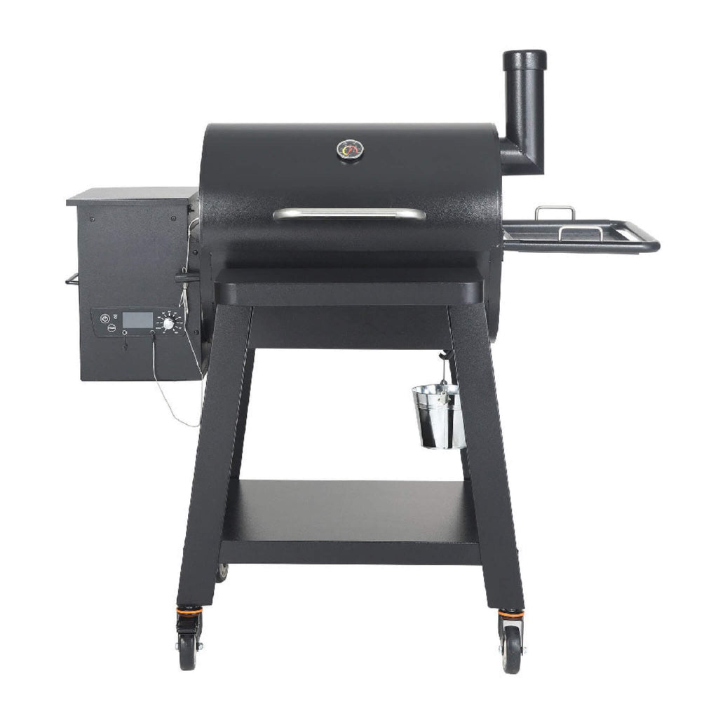 53" Heavy Duty Portable Wood Pellet BBQ Grill With Cart (SAK93641) - SAKSBY Wholesale - Front View