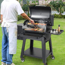 53" Heavy Duty Portable Wood Pellet BBQ Grill With Cart (SAK93641) - SAKSBY Wholesale - Grill View