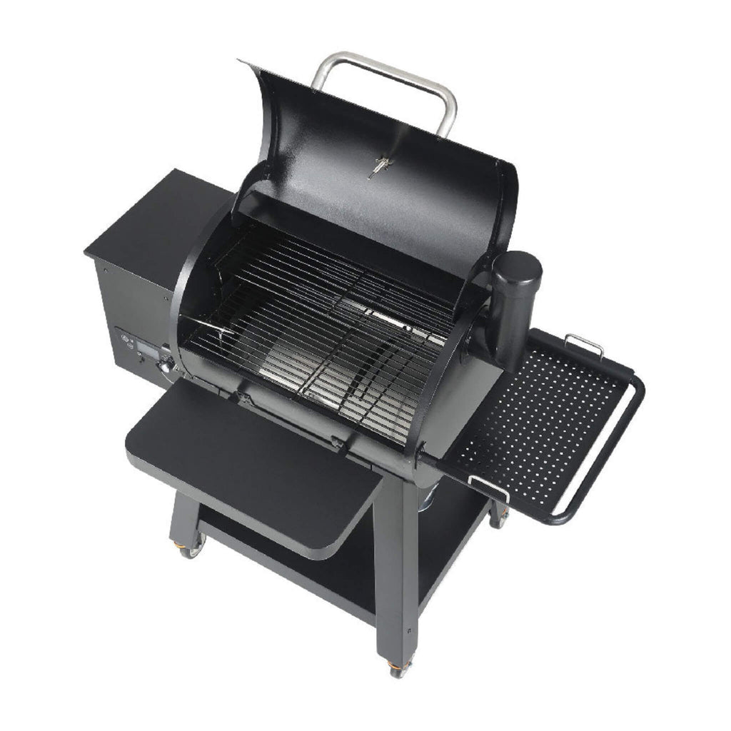 53" Heavy Duty Portable Wood Pellet BBQ Grill With Cart (SAK93641) - SAKSBY Wholesale - Top View