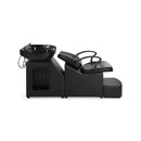 53-Inch Large Premium Salon Barber Backwash Shampoo Chair W/ Bowl, Sink & Footrest (SAK18745) - Saksby Wholesale - Side View