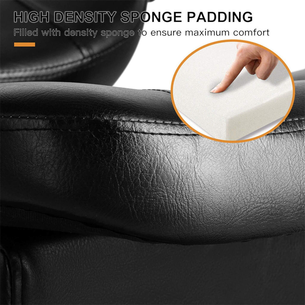 53-Inch Large Premium Salon Barber Backwash Shampoo Chair W/ Bowl, Sink & Footrest (SAK18745) - Saksby Wholesale - Sponge Padding