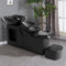 53" Large Premium Salon Barber Backwash Shampoo Chair W/ Bowl, Sink & Footrest (98127653) - Side View