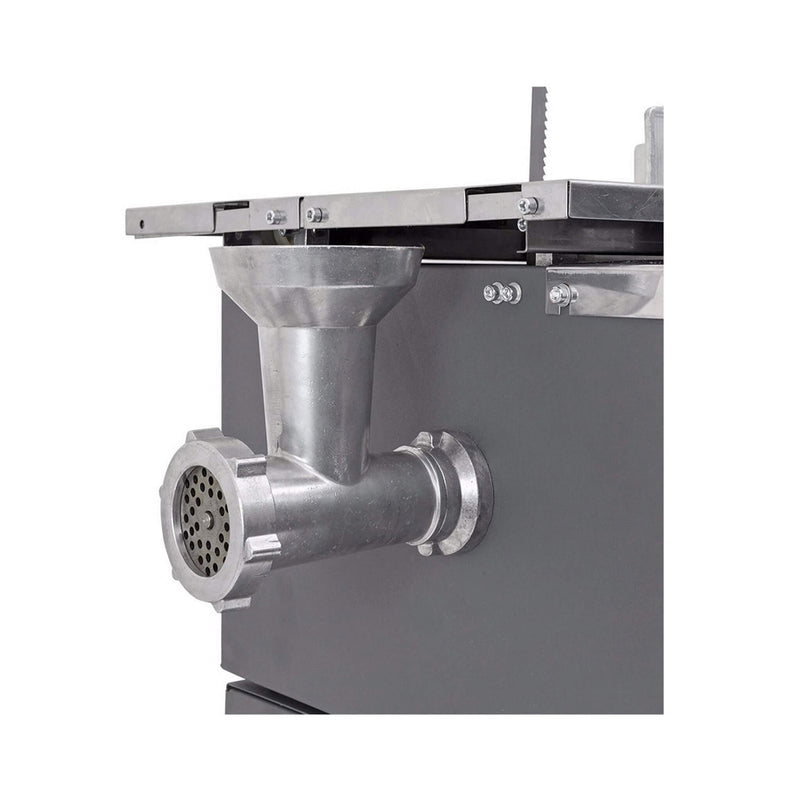 Stainless Steel Meat Grinder On A White Background - Saksby Wholesale