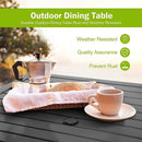 5PCS Outdoor Patio Rattan Dining Furniture Set With Swivel Armchairs (91823705) - SAKSBY.com - Outdoor Furniture - SAKSBY.com