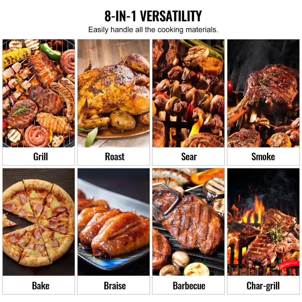 62" Heavy Duty Portable Wood Pellet BBQ Grill With Cart (91308726) - SAKSBY.com - SAKSBY.com