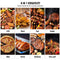 62" Heavy Duty Portable Wood Pellet BBQ Grill With Cart (SAK91308) - SAKSBY Wholesale - Meat Cook View