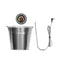 62" Heavy Duty Portable Wood Pellet BBQ Grill With Cart (SAK91308) - SAKSBY Wholesale - Temperature Display View