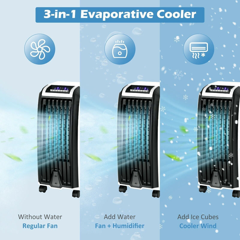 6.5L Portable Evaporative Indoor Air Cooler Fan For Home & Office W/ Remote Control (95274135) - SAKSBY.com - Comparison View