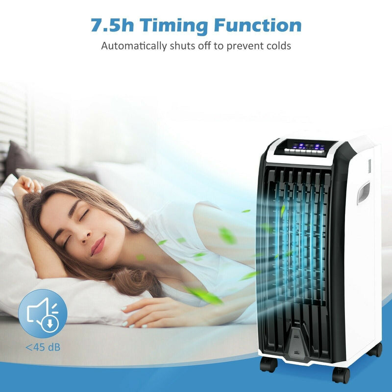 6.5L Portable Evaporative Indoor Air Cooler Fan For Home & Office W/ Remote Control (95274135) - - Demonstration View