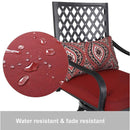6 PCS Outdoor Patio Bar Set Dining Table With Umbrella & Swivel Bar Stools (SAK53218) - Saksby Wholesale - Water Features View