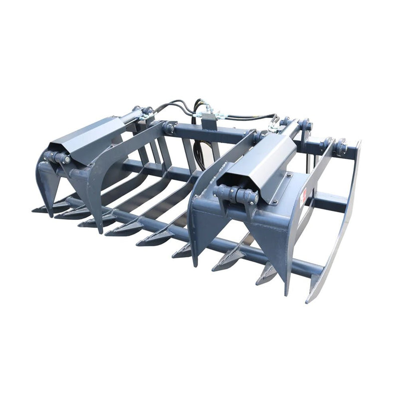 72" Root Grapple Bucket Skid Steer Attachment For Front End Loaders (97264513) - SAKSBY.com - Grapples - SAKSBY.com