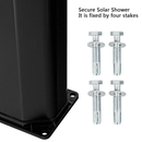 7.2FT Freestanding Outdoor Solar Heated Garden Poolside Shower, 9.3 Gallons - SAKSBY.com - Portable Showers - SAKSBY.com
