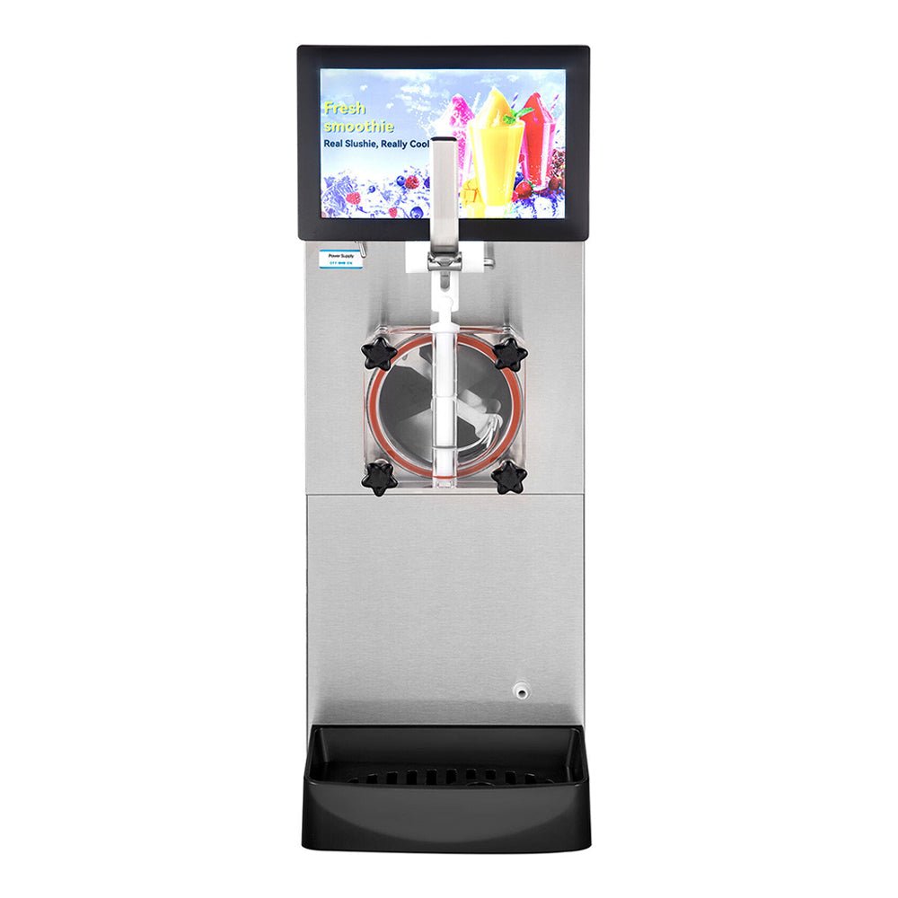 8L Commercial Single Frozen Margarita Ice Slushy Drink Maker Machine, 1050W (97420618) -Front View
