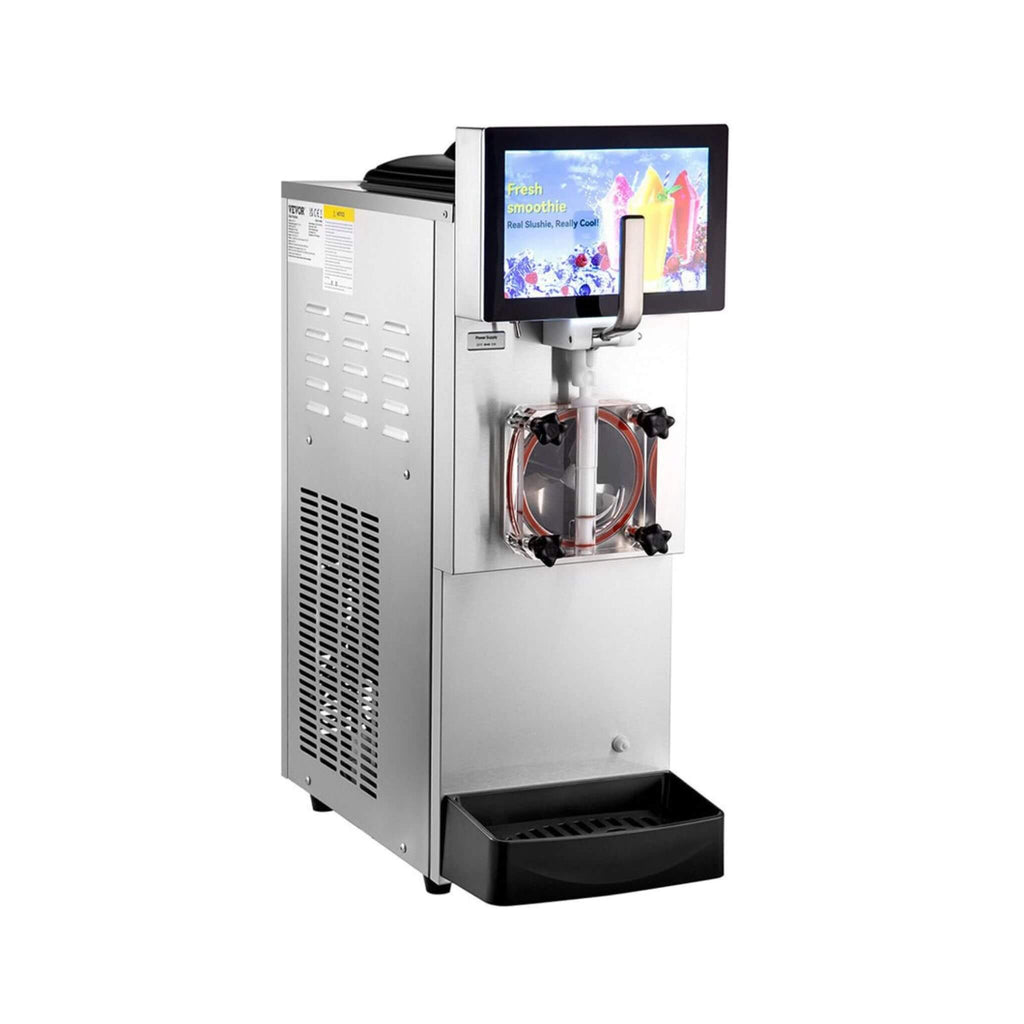 8L Commercial Single Frozen Margarita Ice Slushy Drink Maker Machine, 1050W (SAK94026) - Saksby Wholesale - Front Side View