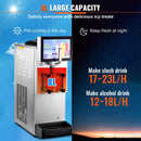 8L Commercial Single Frozen Margarita Ice Slushy Drink Maker Machine, 1050W (SAK94026) - Saksby Wholesale - Large Capacity
