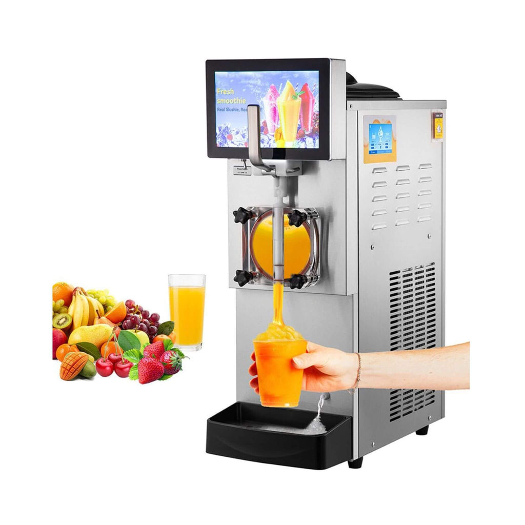 8L Commercial Single Frozen Margarita Ice Slushy Drink Maker Machine, 1050W (SAK94026) - Saksby Wholesale - Side View