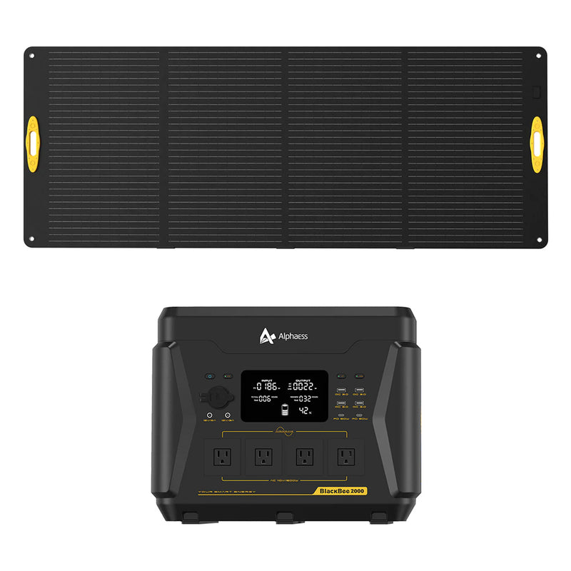 ALPHAESS 2000 Bundle - BlackBee 2000 & SP300 Solar Panel (96817325)
