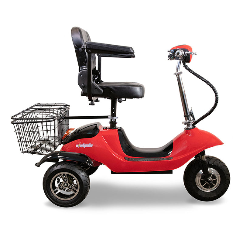 EWHEELS EW-20 48V/12AH 500W Electric Three-Wheel Disability Scooter For Seniors, 300LBS (96312480) - SAKSBY.com - Side View