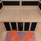 Premium Hemlock Wood Two Person FAR Infrared Sauna Room W/ Glass Door, 1750W (96081525)