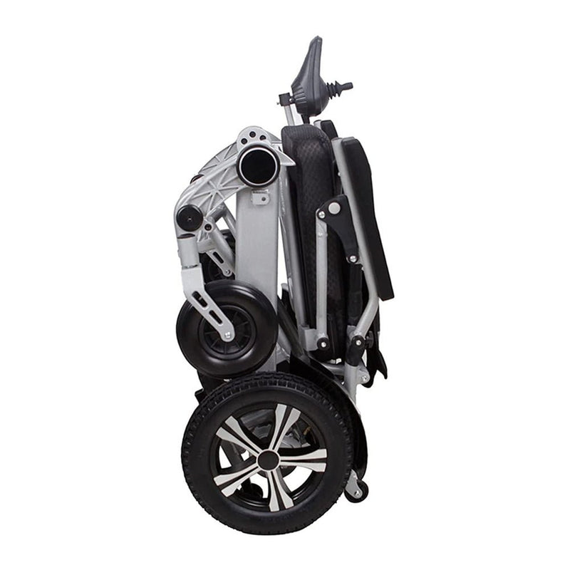ACUREST Premium Electric Aluminum Alloy Portable Folding Wheelchair ...
