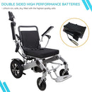ACUREST Premium Electric Aluminum Alloy Portable Folding Wheelchair, 500W (94037215) - SAKSBY.com -Zoom Parts View