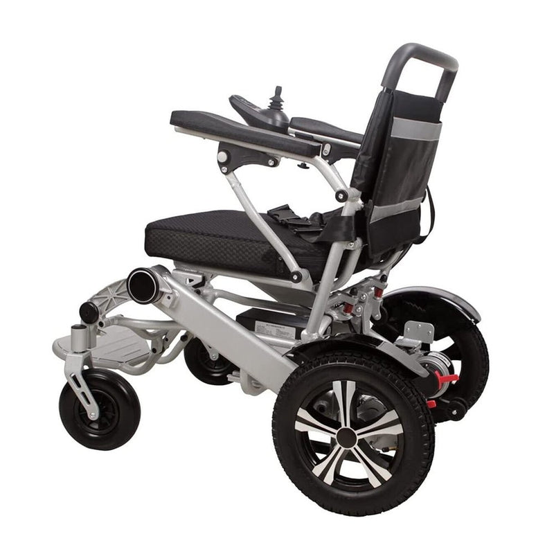 ACUREST Premium Electric Aluminum Alloy Portable Folding Wheelchair, 500W (94037215) - SAKSBY.com -Side View