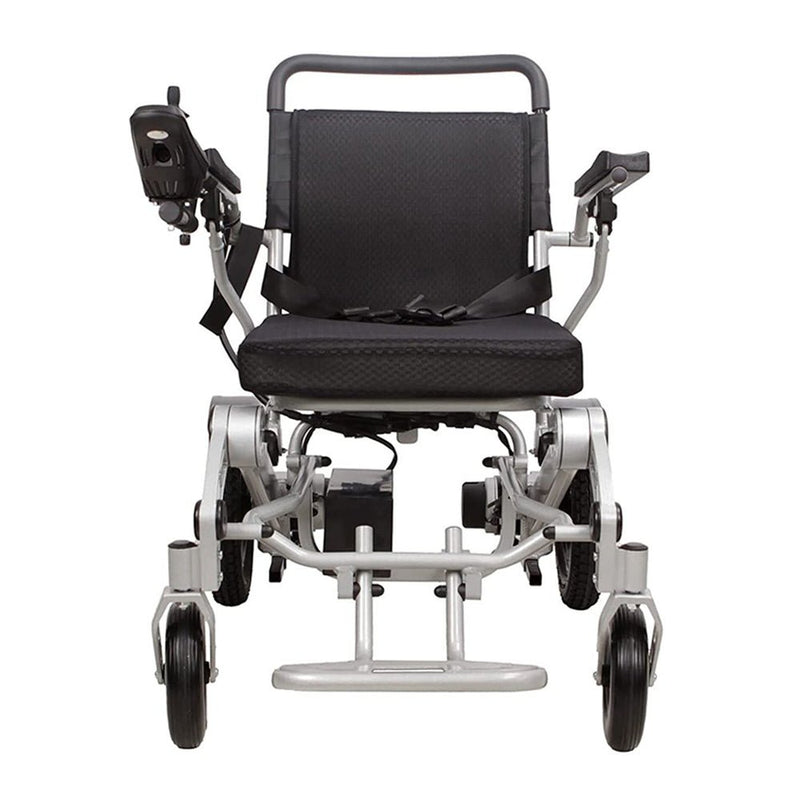 ACUREST Premium Electric Aluminum Alloy Portable Folding Wheelchair, 500W (94037215) - SAKSBY.com - Front View