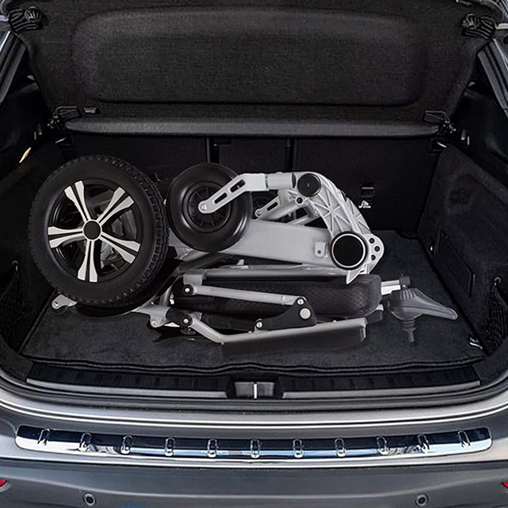 ACUREST Premium Electric Aluminum Alloy Portable Folding Wheelchair, 500W (94037215) - SAKSBY.com - Zoom Parts View